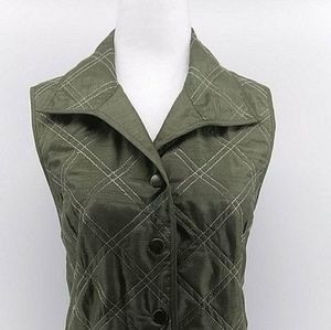 Chico's NWT olive green women's vest